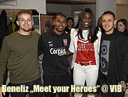 Benefizevent Meet Your Heroes @ VIB GRILL & LOUNGE zugunsten der neuen Trendsportart Futsal am 28. Nov. 2016 (©Foto: Agency People Image API Michael Tinnefeld)